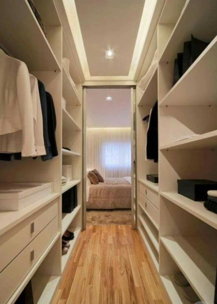 П-образная гардеробная комната в спальню Челябинск